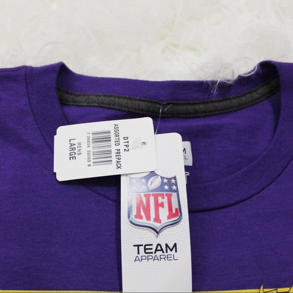 NWT NFL Team Apparel Men’s MN Vikings Purple Top - Picture 6 of 7